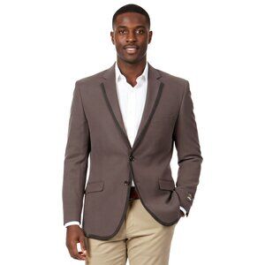 Earth Tan Notch Lapel Mens Blazer by Tazzio
